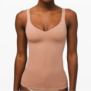 NWT Lululemon Simply Sleek 2‎ in 1 Tank in Dusty Bronze Size 4